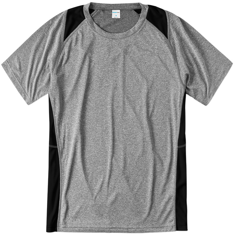 Colorblock Heather Performance Tee